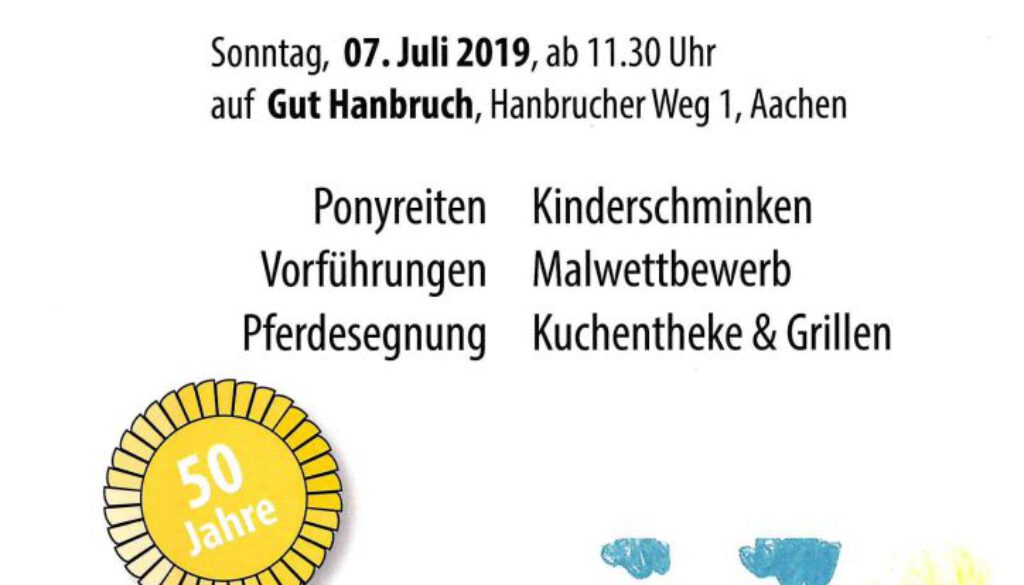 Plakat Hoffest Gut Hanbruch 2019